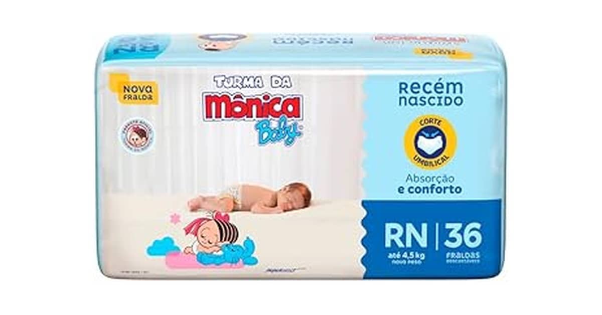 Qual a Melhor Fralda RN? 8 Opções para Pele Sensível