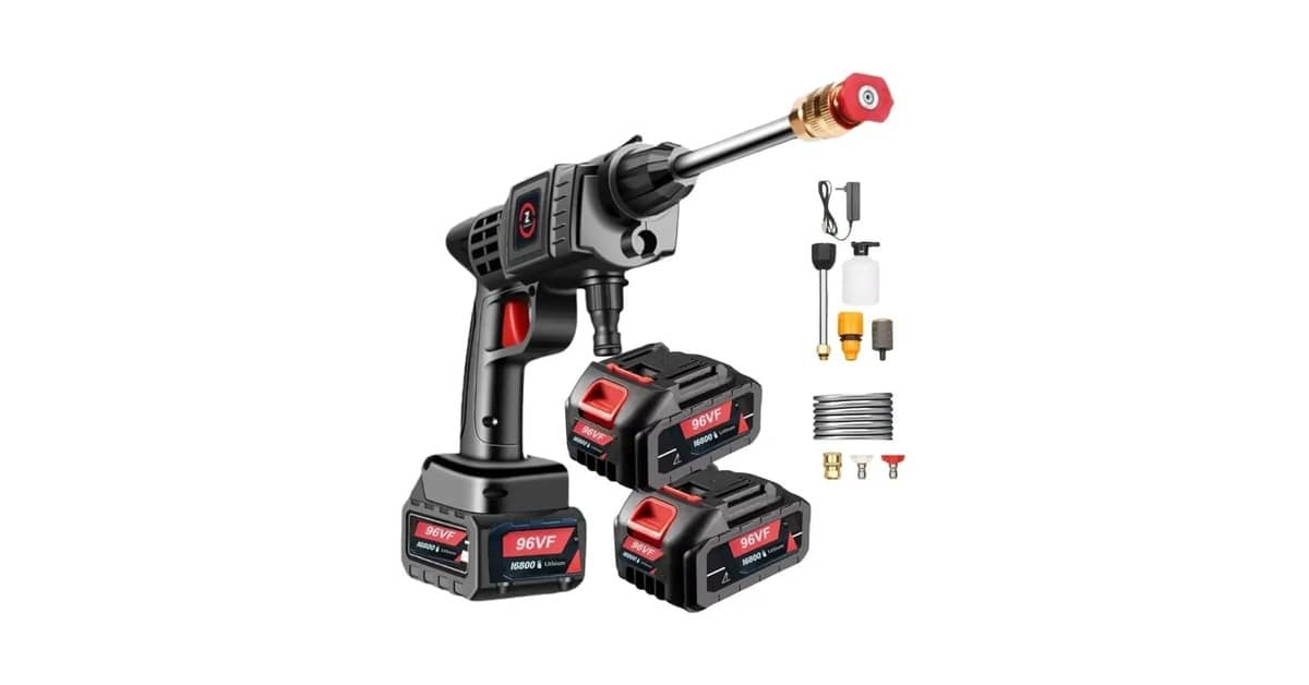 Qual a Melhor Lavadora de Alta Pressao a Bateria? 10 Modelos Portáteis