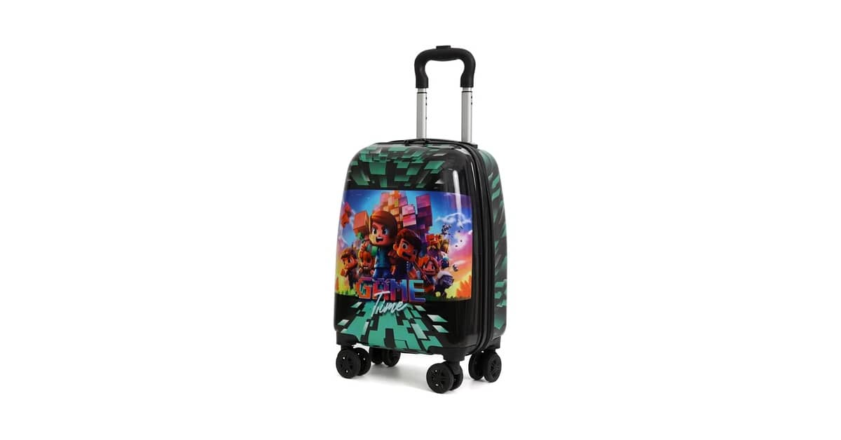 Qual a melhor mala de viagem com desenhos animados?