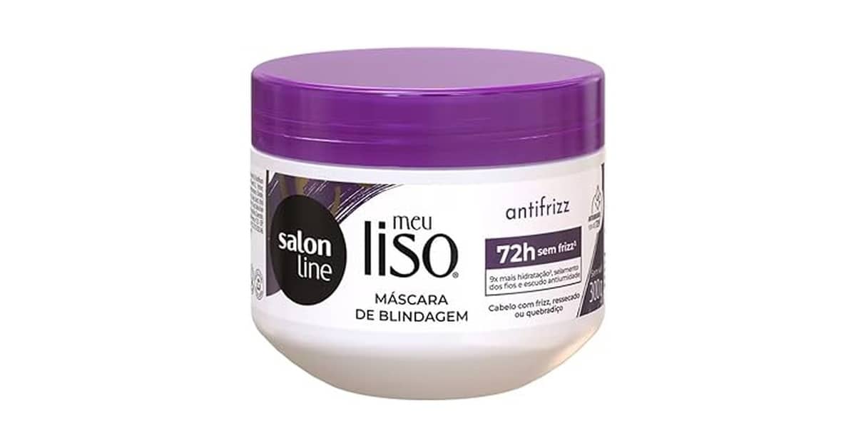Qual a melhor máscara para cabelo liso e sem frizz?