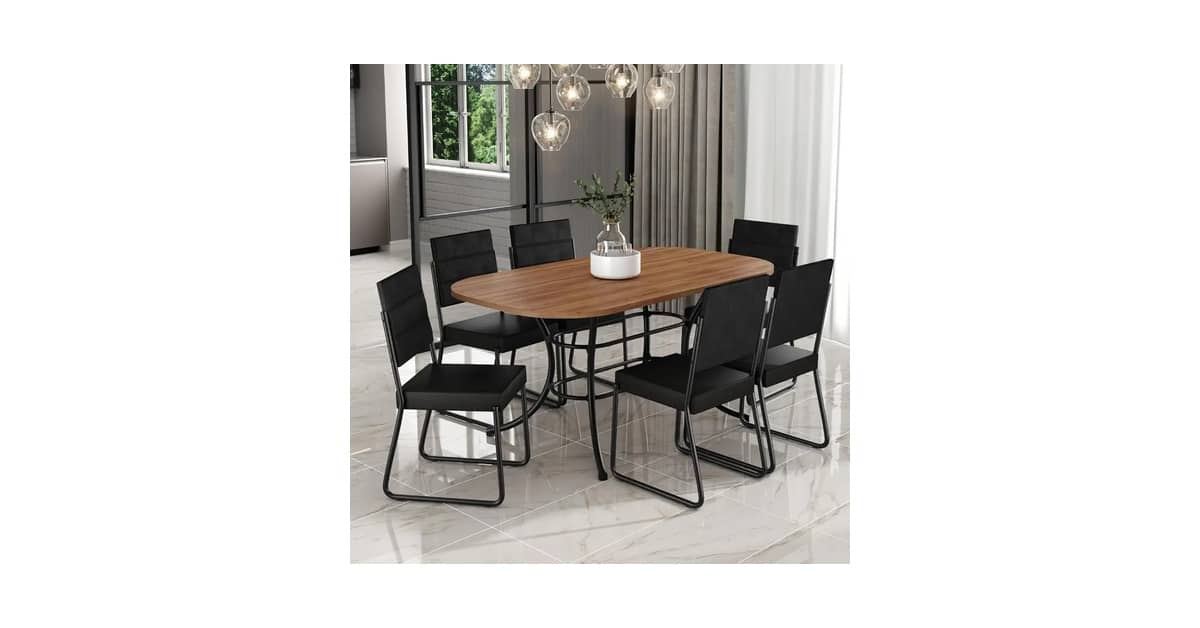 Qual a Melhor Mesa de 6 Cadeiras: Vidro ou Madeira?