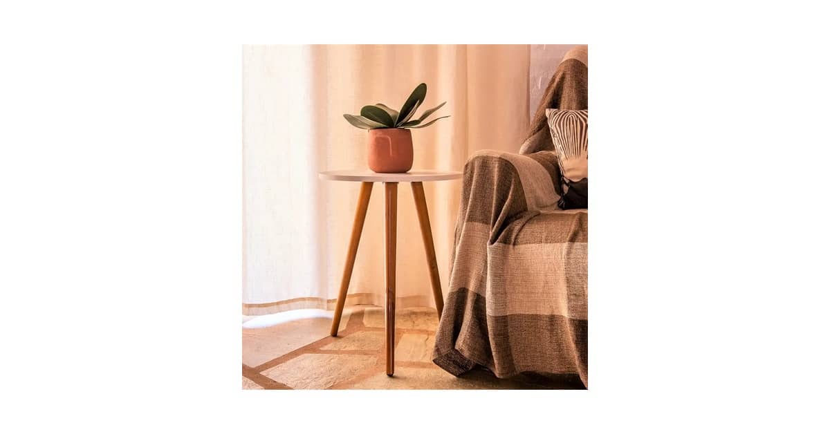 Qual a Melhor Mesa de Canto Redonda? Do Retrô ao Industrial