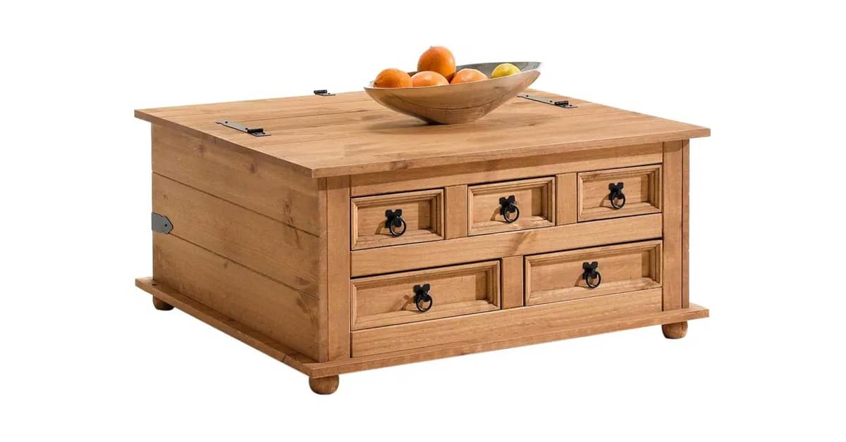 Qual a melhor mesa de centro com baú para organizar