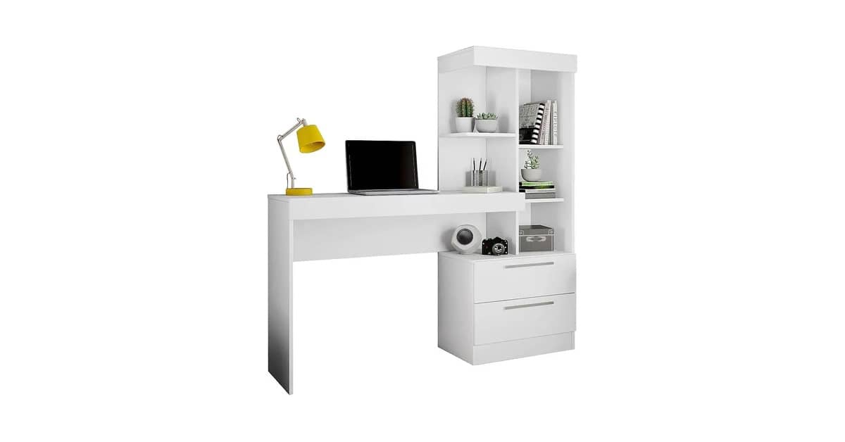 Qual a Melhor Mesa com Estante e Nichos? Guia com 10 Opções