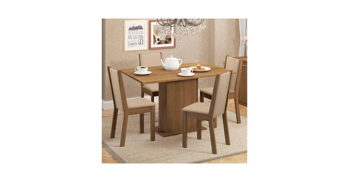 Qual a Melhor Mesa de Jantar de 4 Lugares para Cozinha: Guia Definitivo