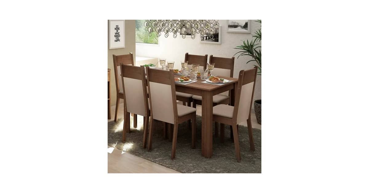 Qual a Melhor Mesa de Jantar de 6 Lugares para Família