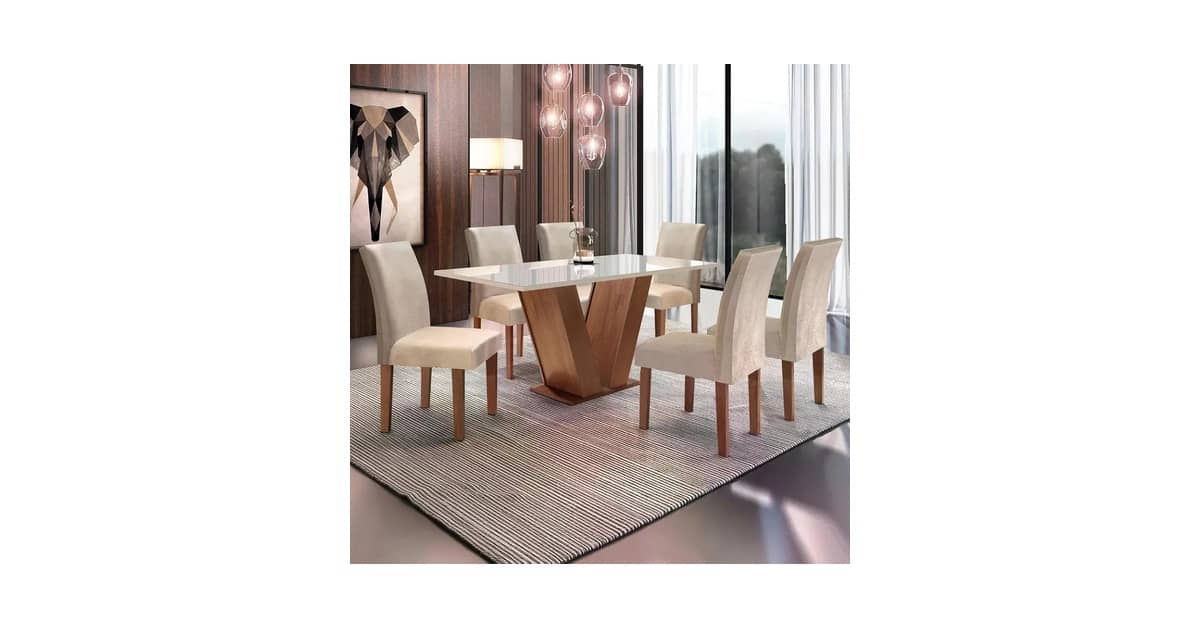 Qual a Melhor Mesa de Jantar de Vidro com 6 Cadeiras?