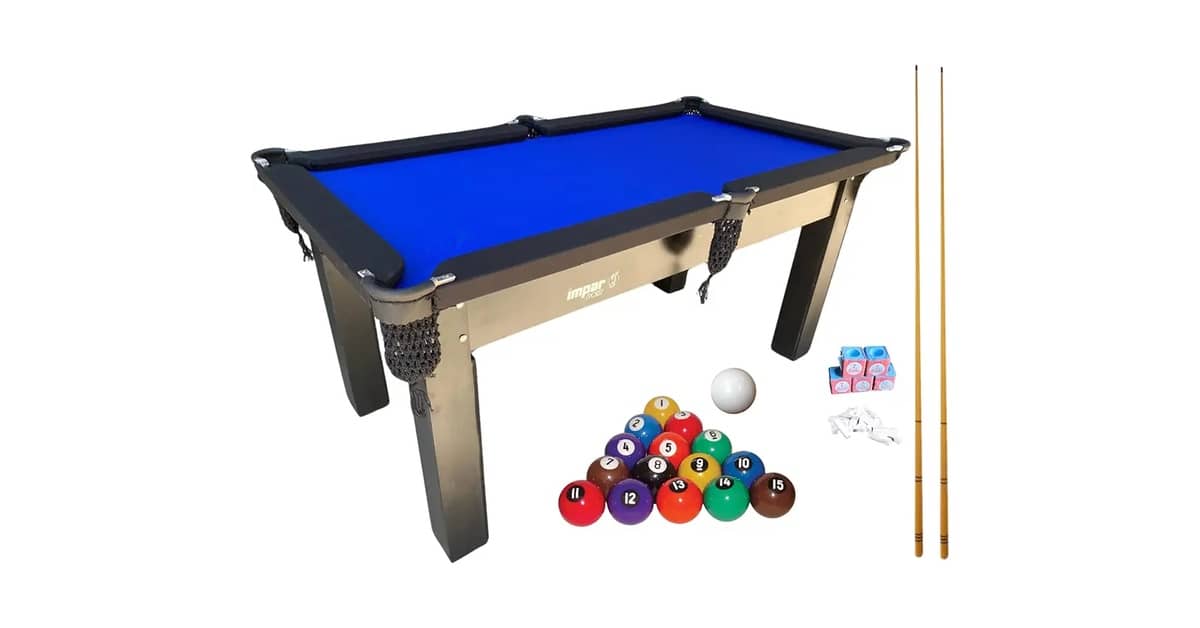 Qual a melhor mesa de sinuca residencial? Análise