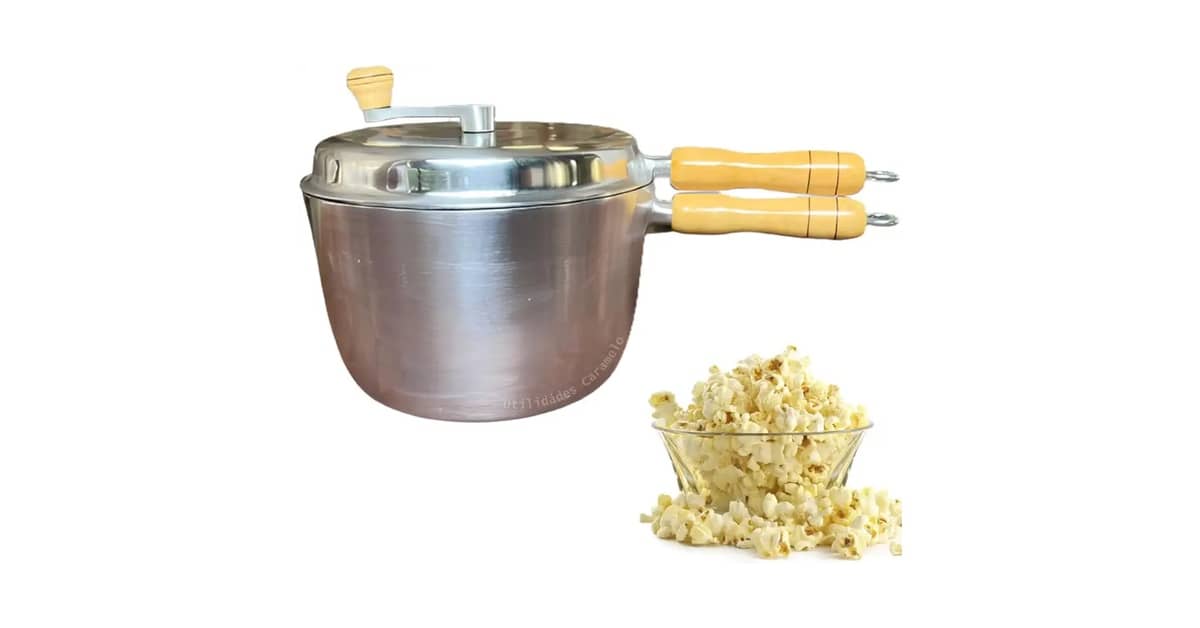 Qual a melhor panela de pipoca para fogão? Análise
