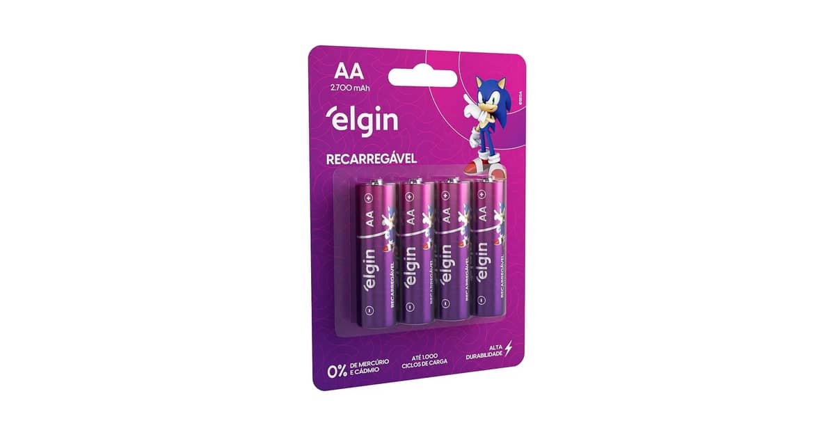 Qual a melhor pilha recarregavel AA para durar mais?