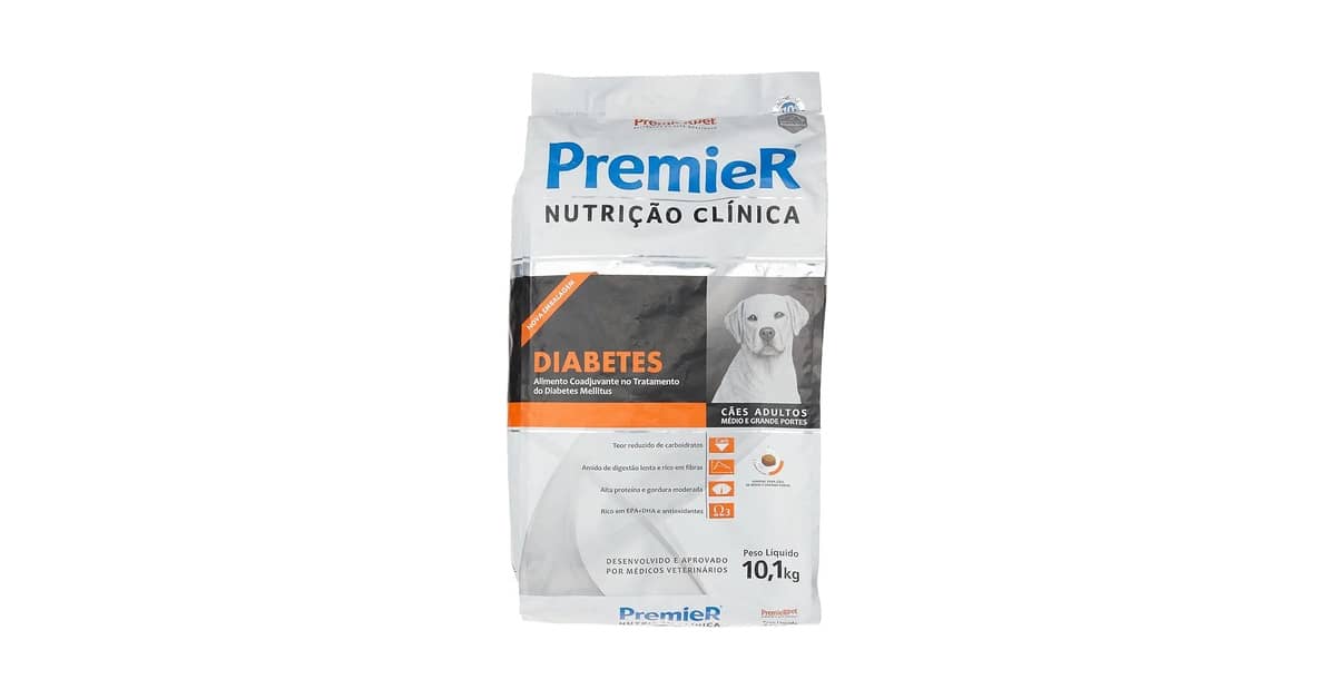 Qual a melhor ração para cães diabéticos? Análise de 8