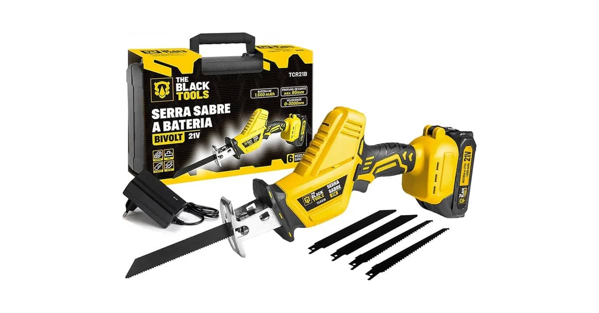 Qual a Melhor Serra Sabre para Podar Árvores: Elétrica ou a Bateria?