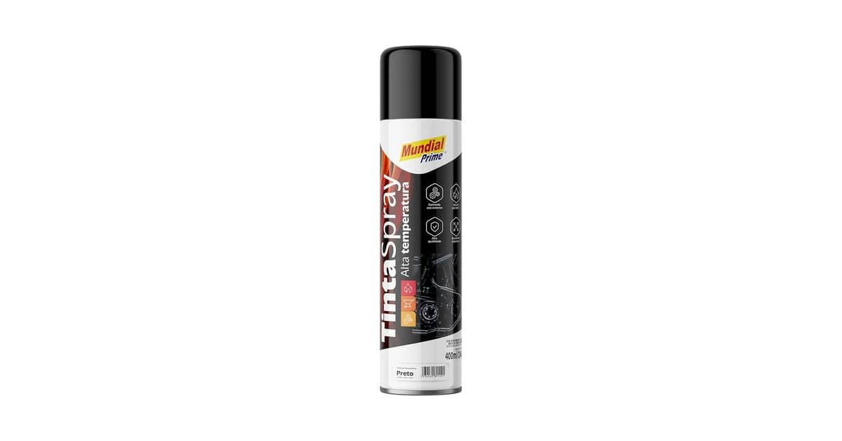 Qual a Melhor Tinta Spray de Alta Temperatura? 10 Opções