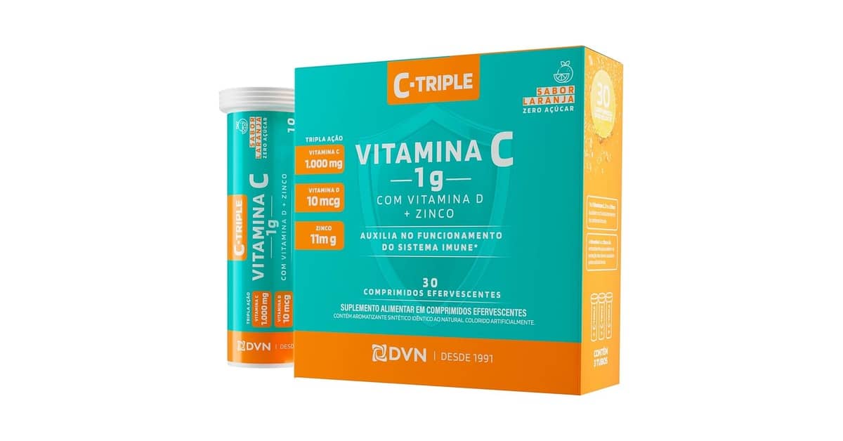 Qual a Melhor Vitamina C Efervescente? Pura ou c/ Zinco