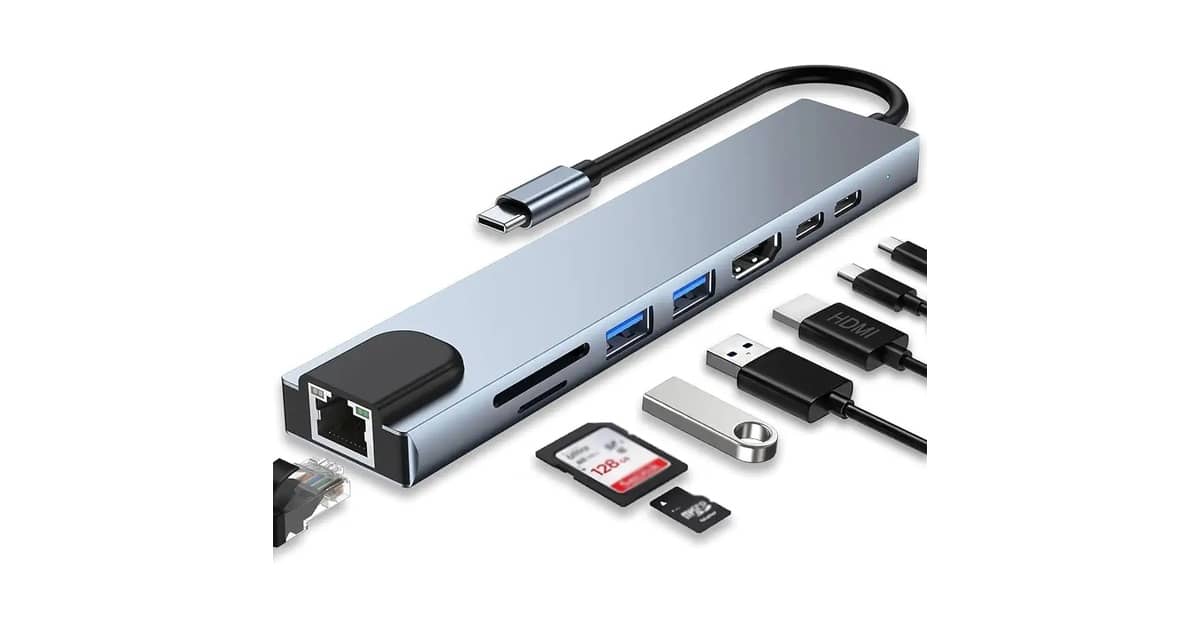 Qual adaptador GaN é mais econômico para laptops? 10 Hubs