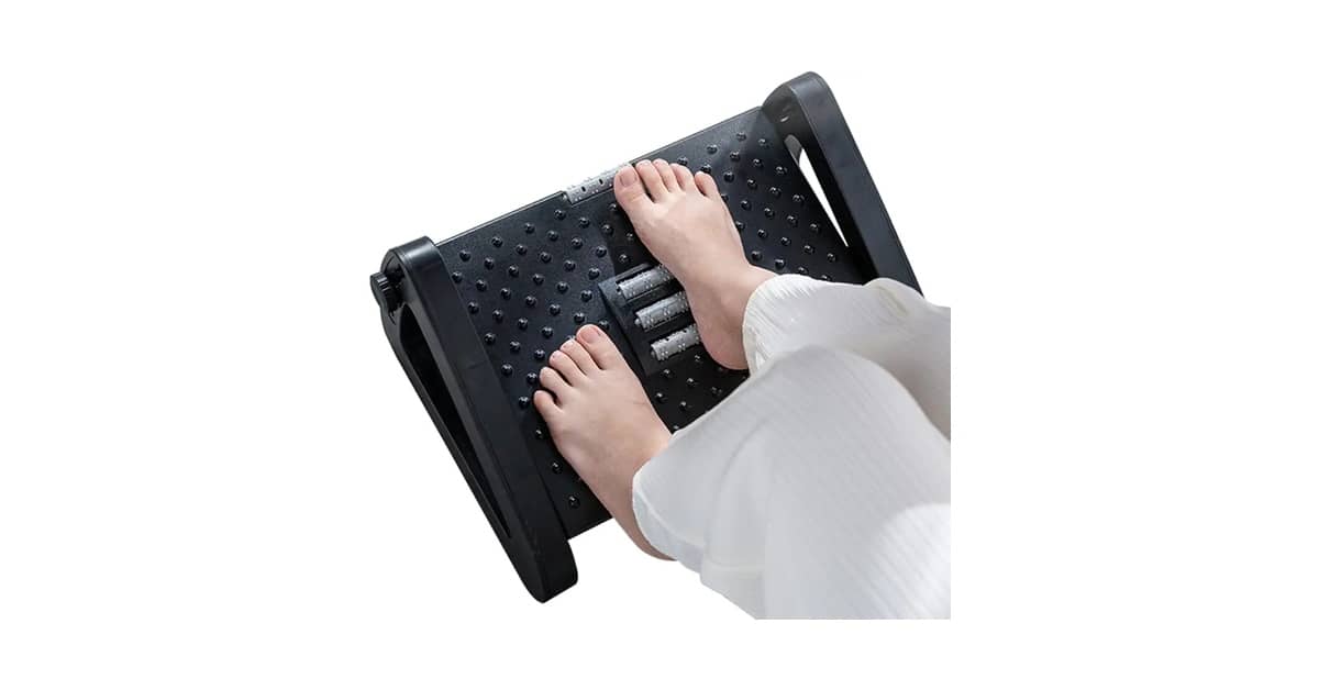Qual o Melhor Apoio para os Pés para Usar no Escritório | 10 Análises