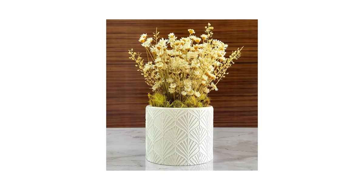 Qual o Melhor Arranjo de Flores Secas: 8 Vasos