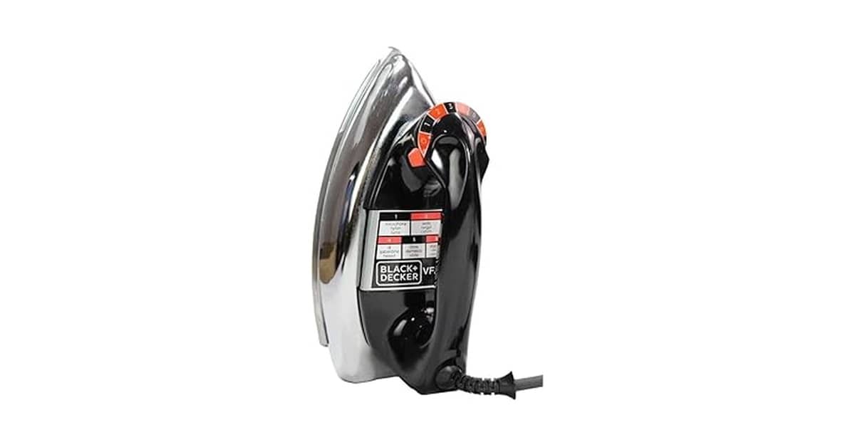 Qual o Melhor Ferro Black e Decker? 10 Analisados