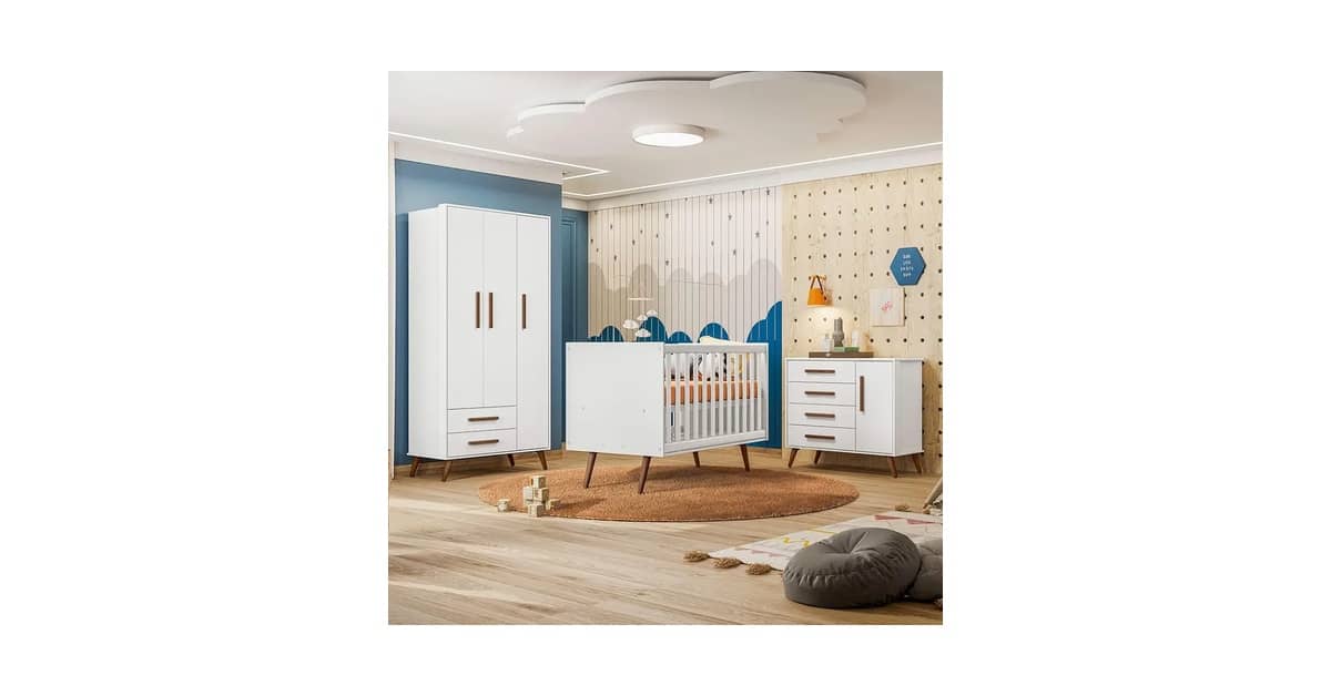Qual o Melhor Jogo de Quarto de Bebe? Foco em 3 em 1