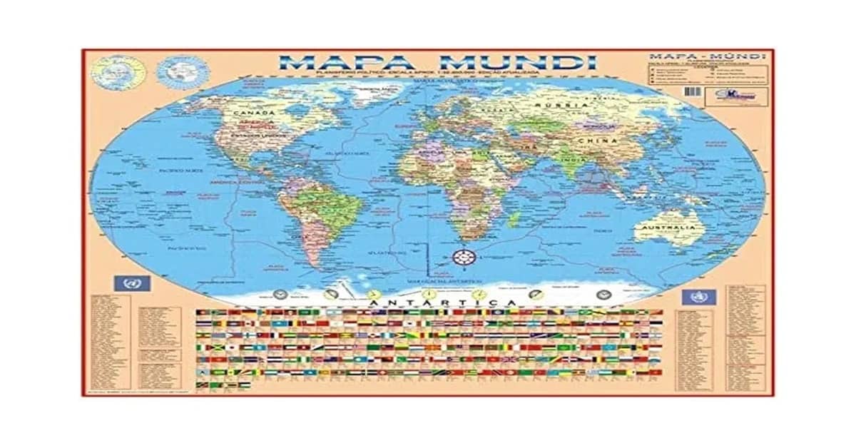 Qual o Melhor Mapa Mundi de Parede: Guia de Estilos
