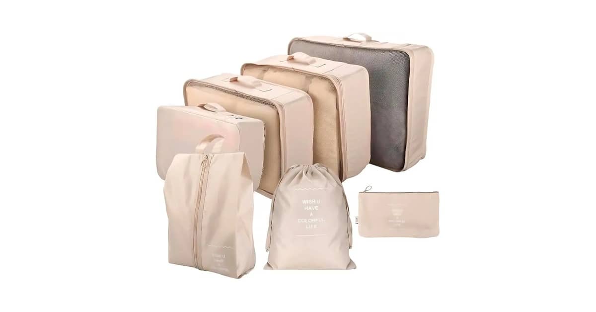 Qual o Melhor Organizador de Mala? 10 Kits em Análise
