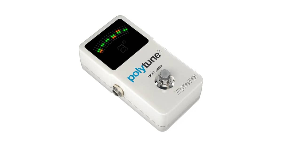 Qual o Melhor Pedal de Afinador Polifônico? Guia TC