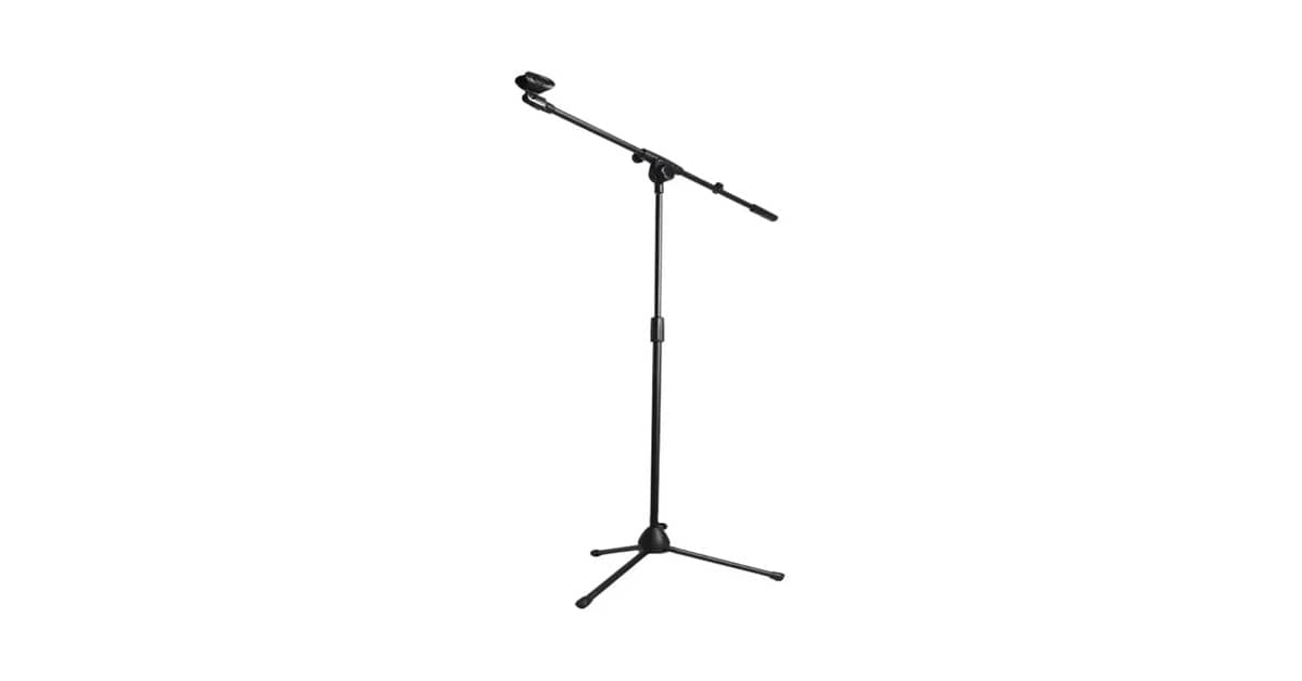 Qual o melhor pedestal para microfone: Girafa ou Reto?