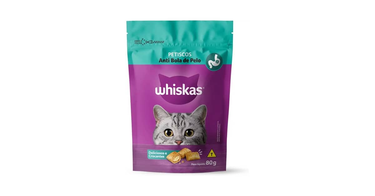 Qual o melhor petisco para gato para bola de pelo?