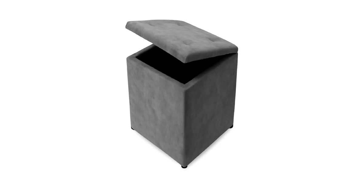 Qual o melhor puff baú para guardar objetos na sala? Análise de 10 Modelos