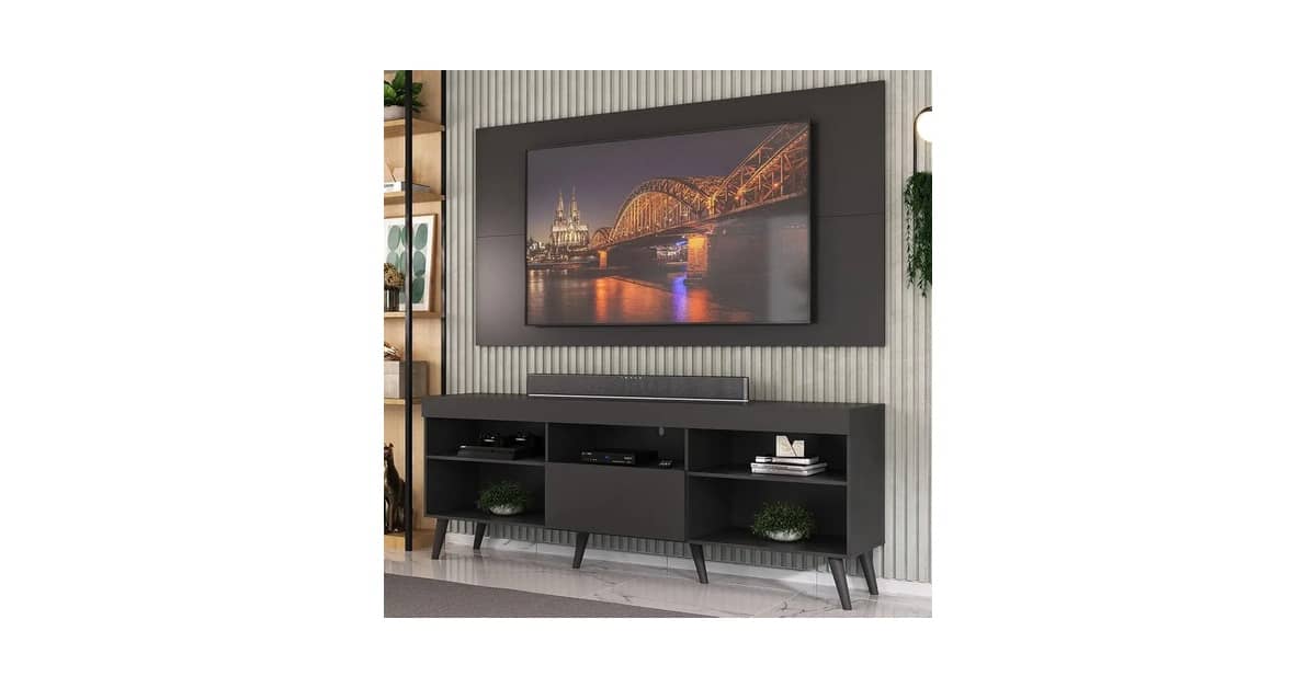 Qual o melhor rack para tv com painel: 10 modelos