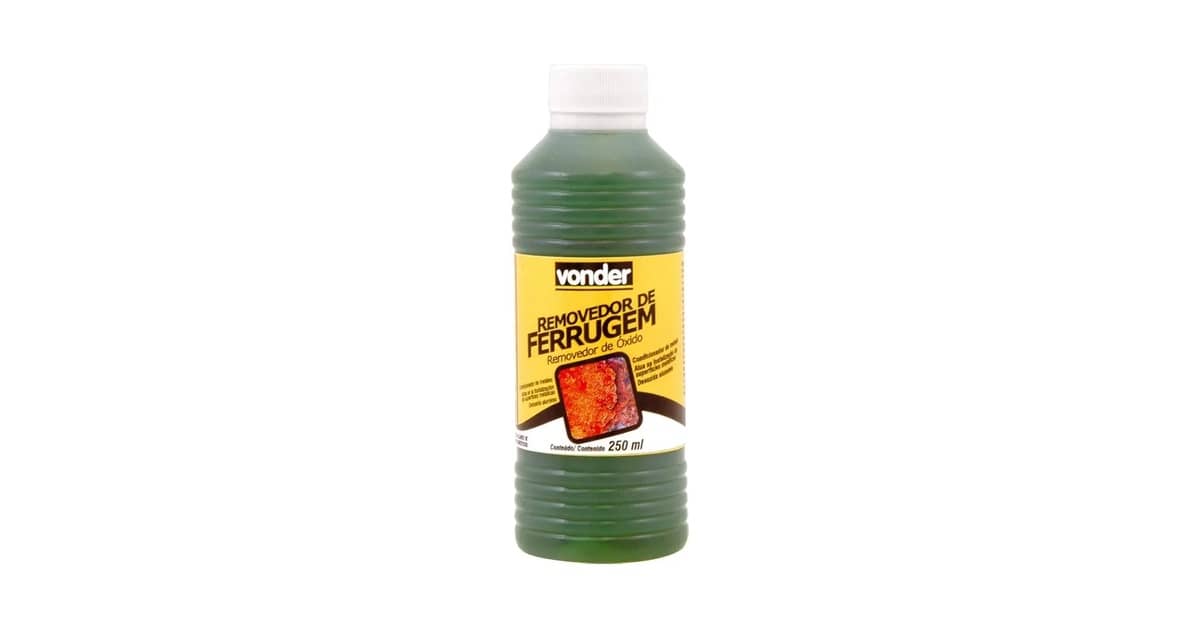 Qual o melhor removedor de ferrugem para Metal e Tecido?