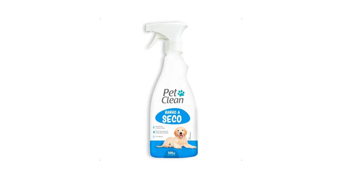 Qual o melhor shampoo a seco para cães: Limpeza Rápida