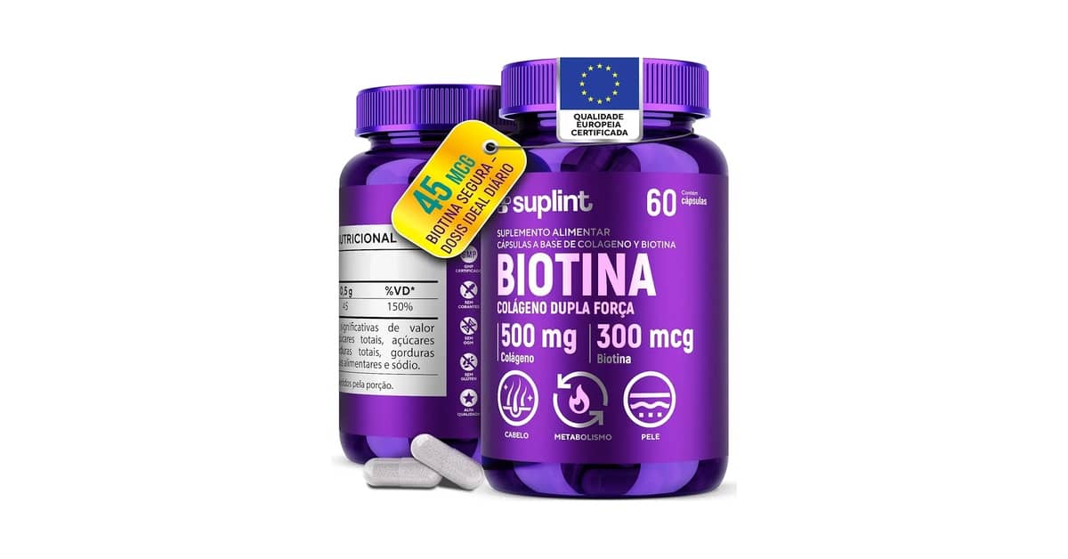 Qual o Melhor Suplemento de Biotina para Cabelo e Unhas