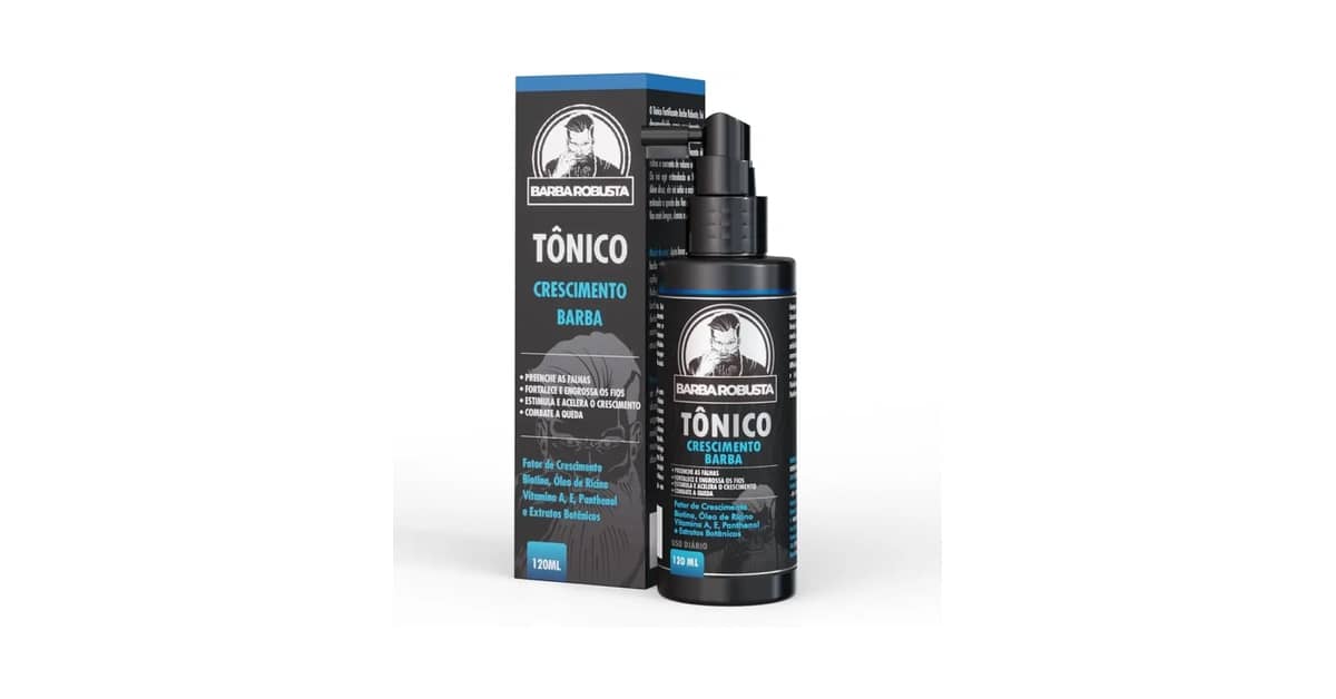Qual o melhor tônico de crescimento para barba? Guia