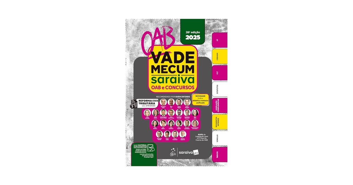 Qual o melhor vade mecum para concurso? 6 Análises