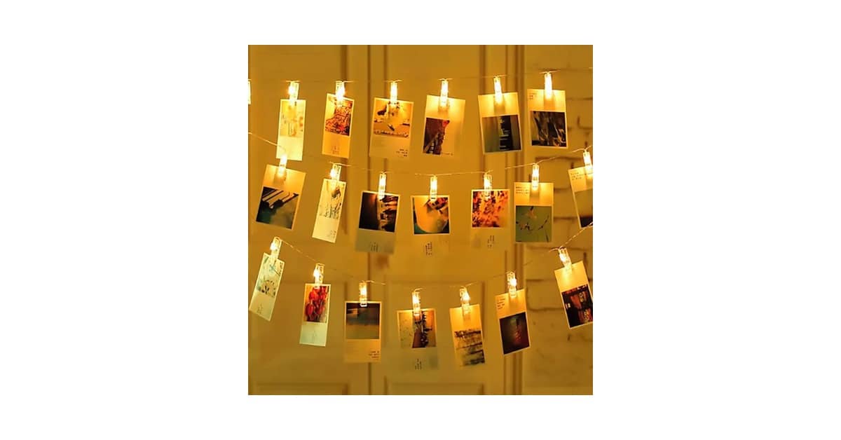 Qual o Melhor Varal de Fotos com Luz de Fada: 7 Modelos