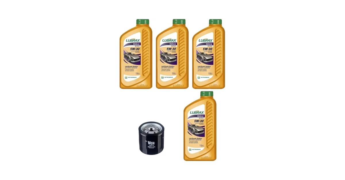 Qual Óleo Usar No Chevrolet Prisma Joy? Kit 5w30
