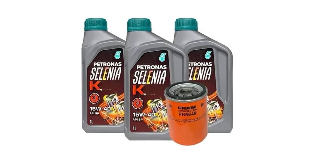 Qual Óleo Usar No Fiat Idea Adventure: Kit 15W40