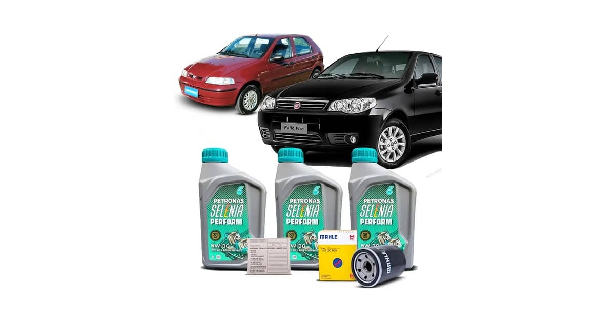 Qual óleo usar no Fiat Palio Weekend 1.4: 2 Kits