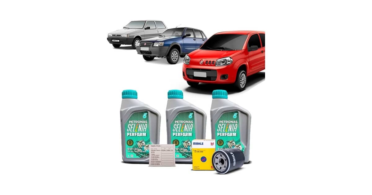 Qual Óleo Usar No Fiat Uno Mille? O Melhor Kit 5W30