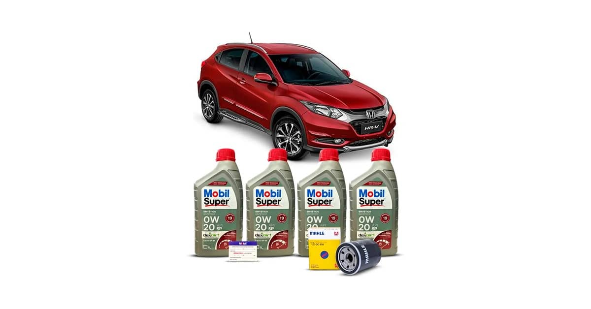 Qual Óleo Usar no Honda HR-V: Guia do Kit Ideal
