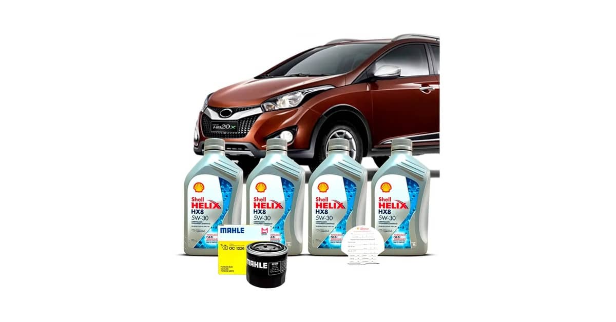 Qual Óleo Usar no Hyundai HB20X: O Melhor Kit Viscosidade 5W30