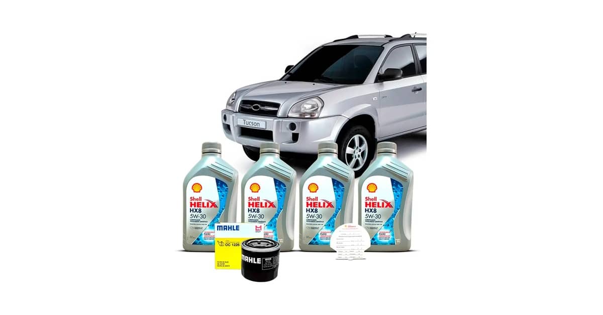 Qual Óleo Usar no Hyundai Tucson: Guia do Kit 5w30