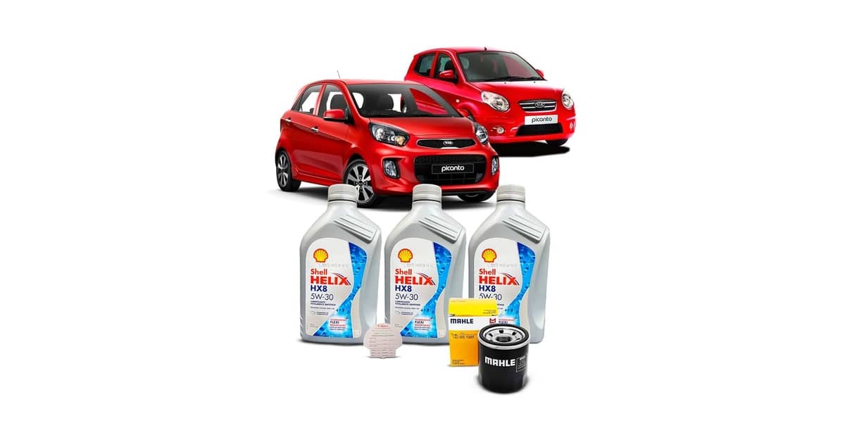 Qual Óleo Usar no Kia Picanto: Kit 5W30 e Filtro