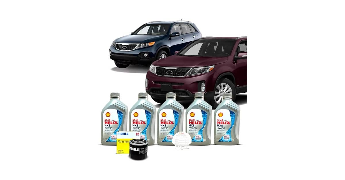Qual Óleo Usar no Kia Sorento: Guia do Kit 5W30
