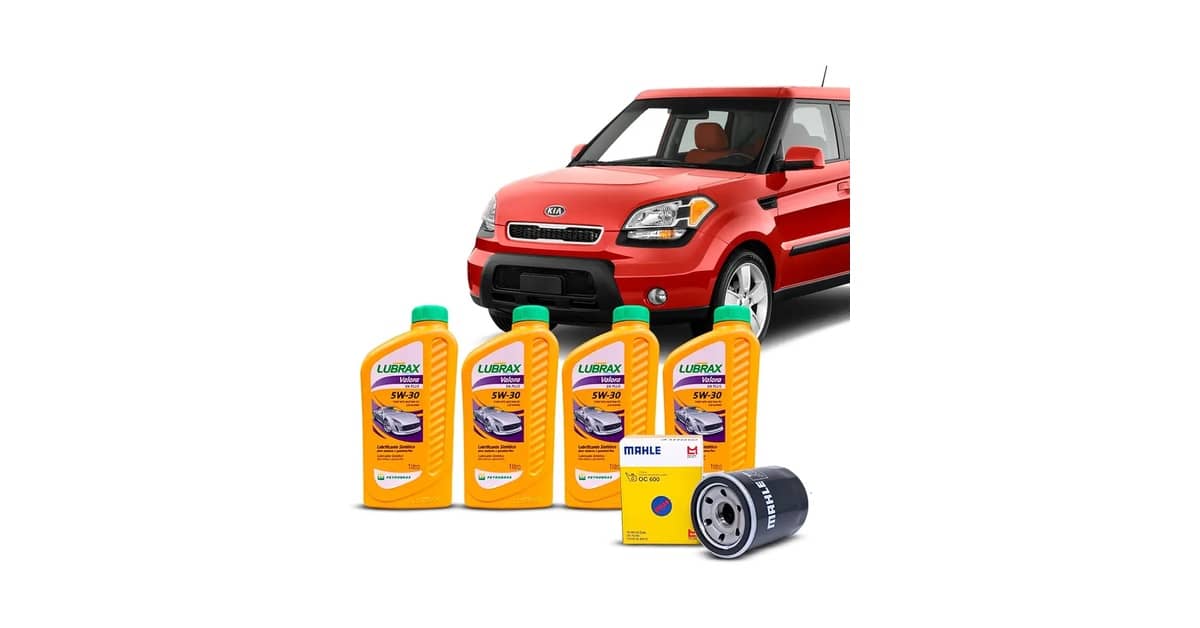 Qual Óleo Usar no Kia Soul: Guia do 5W30 Sintético