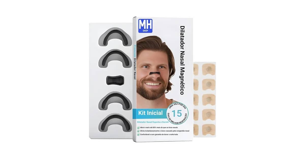 Respire Melhor (Dilatador Nasal). 10 Itens para Mais Oxigênio