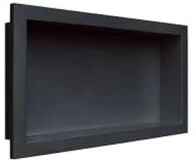 NICHO DE PAREDE P/EMBUTIR BANHEIRO COZINHA 30CM X 60CM - GERPLAST (Preto)