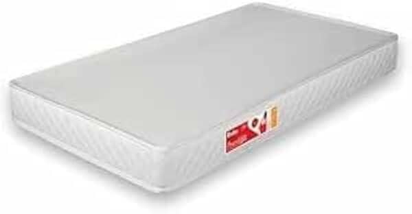 Colchão baby solteiro mini cama tamanho infatil para berço 130x60x10 D18 tecido branco liso confortável