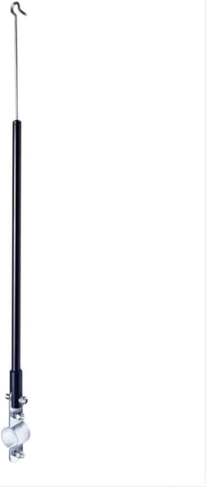 Antena Para Moto Corta Pipa 2 Estágios Para Retrátil Aço Inoxidável Alta Resistência Segurança Contra Linhas Cortantes Universal Motociclista Acessório Protetor